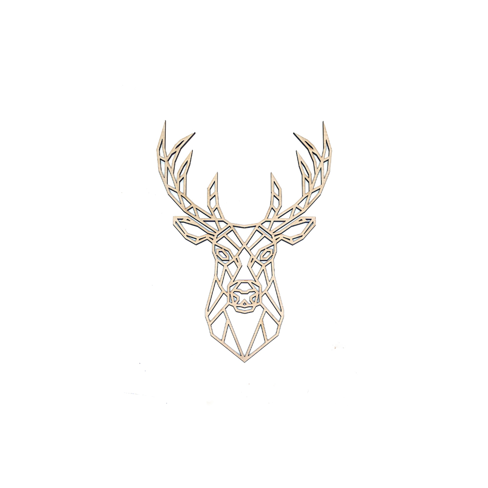 Geometric Stag - Plywood